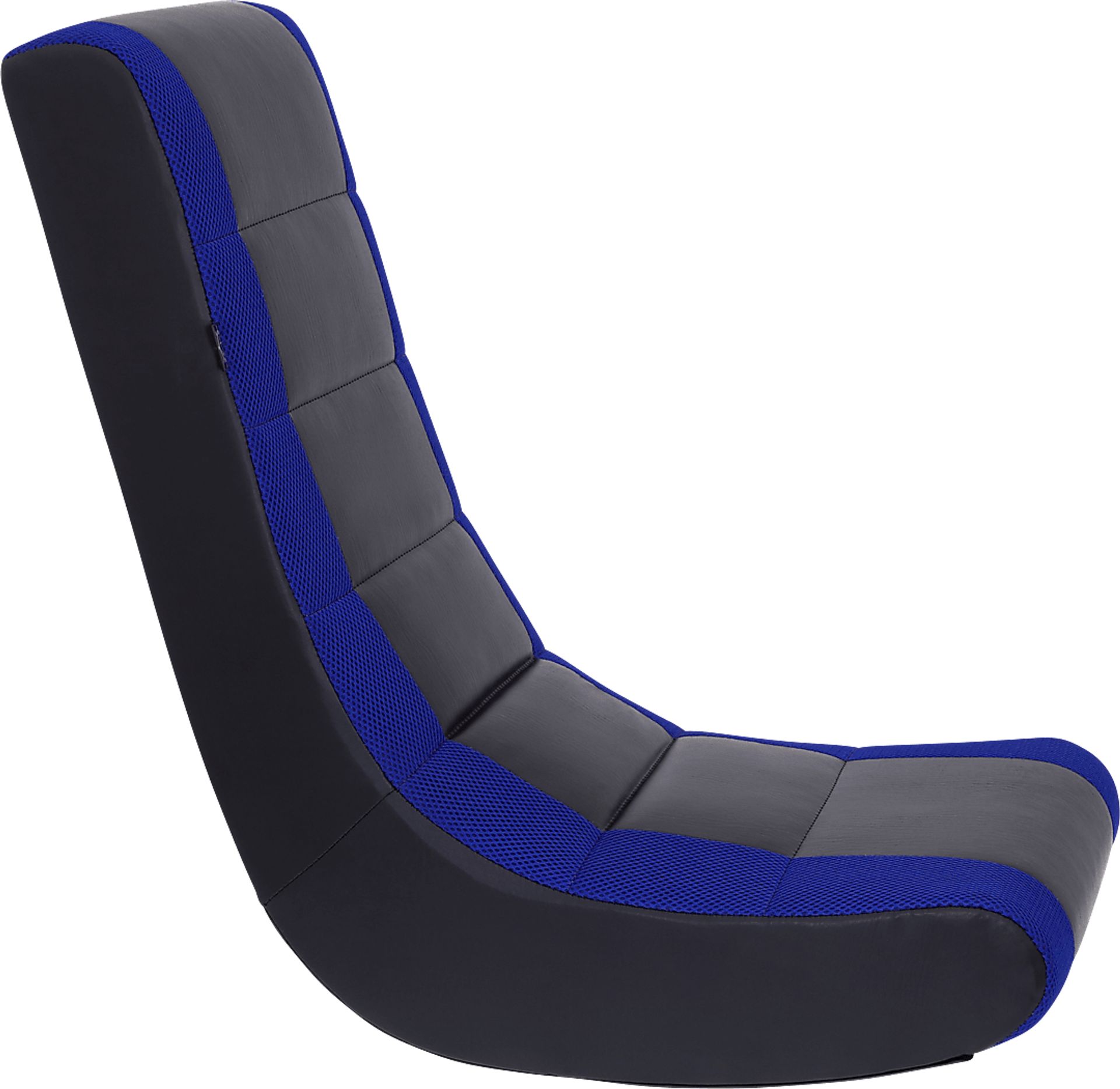 Kids Silro Black/Blue Gaming Rocker - Image 4