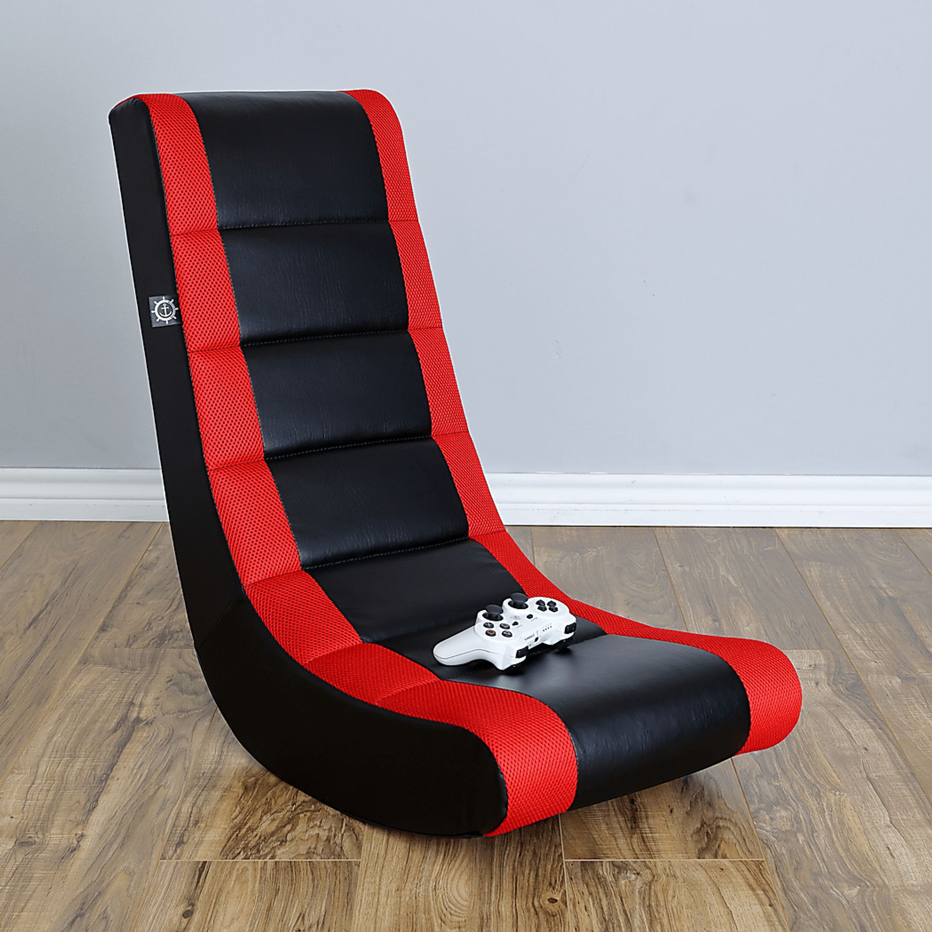 Kids Silro Black/Red Gaming Rocker - Image 2