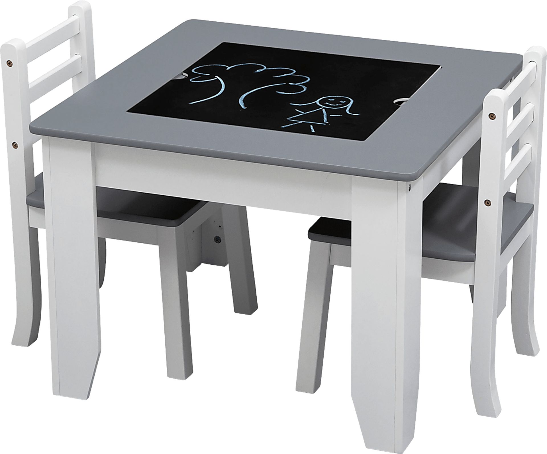 Kids Sinaru Gray/White Table Set - Image 3