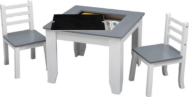 Kids Sinaru Gray/White Table Set - Thumbnail - Image 5