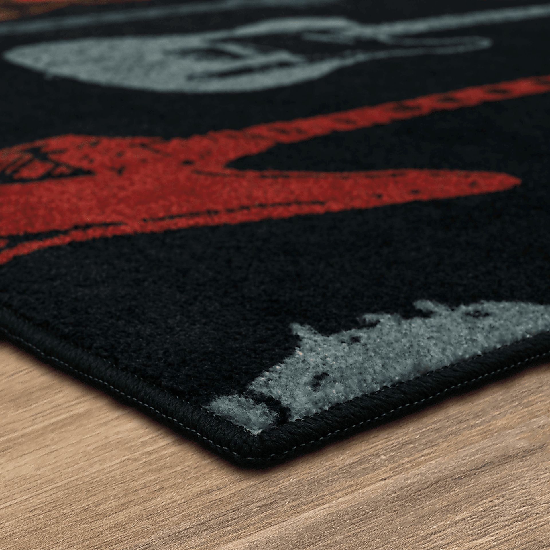 Kids Six String Red 5' x 8' Rug - Image 3