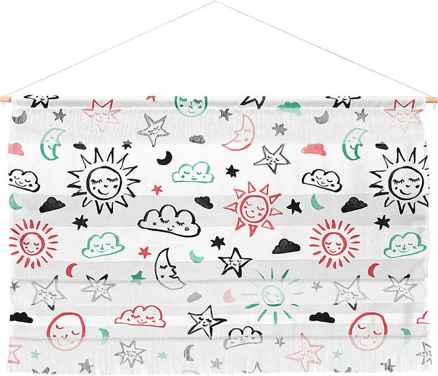 Kids Sky Friends White Wall Decor - Thumbnail - Image 1