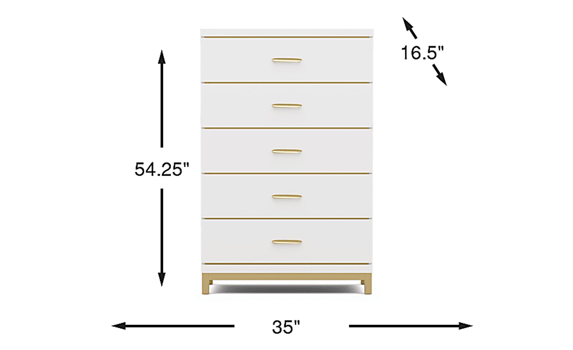 Dimension Image. Please refer to the Dimension Tab on this page for dimension details.