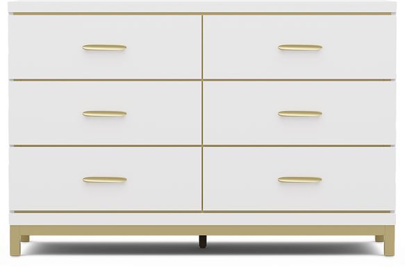 Kids Skye White Dresser