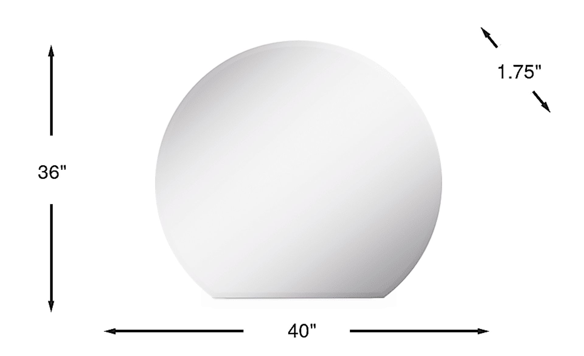 Dimension Image. Please refer to the Dimension Tab on this page for dimension details.