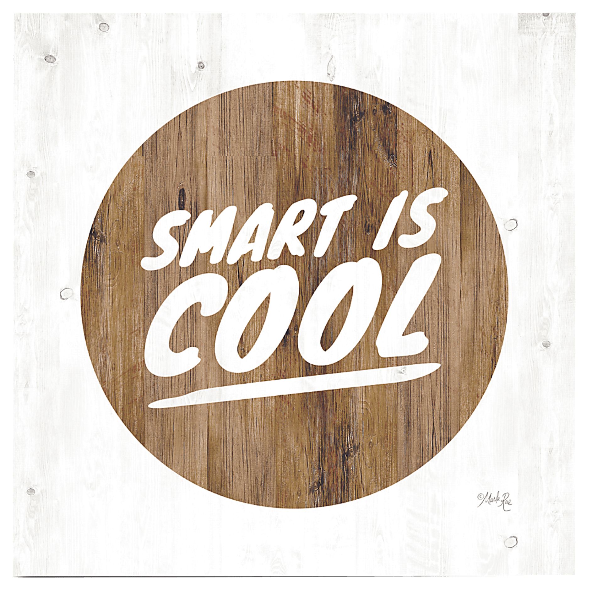 Kids Smart Hipsters Brown Artwork - Image 1