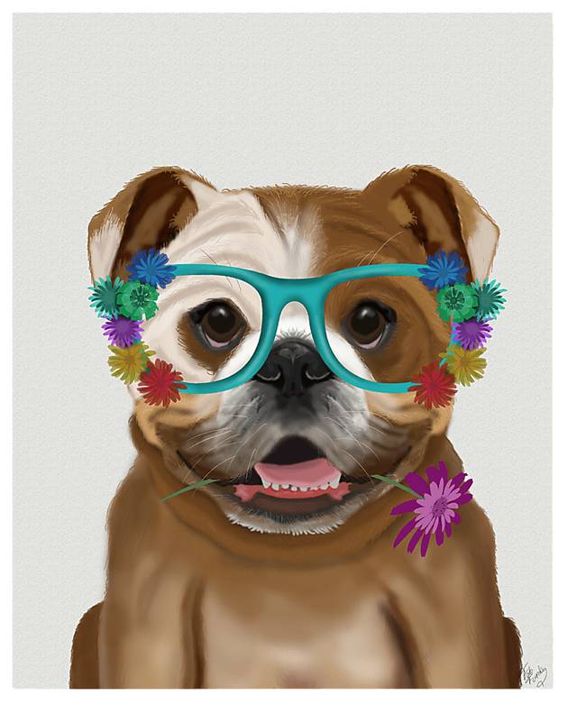 Kids Smart Portrait I Brown Artwork - Thumbnail - Image 1