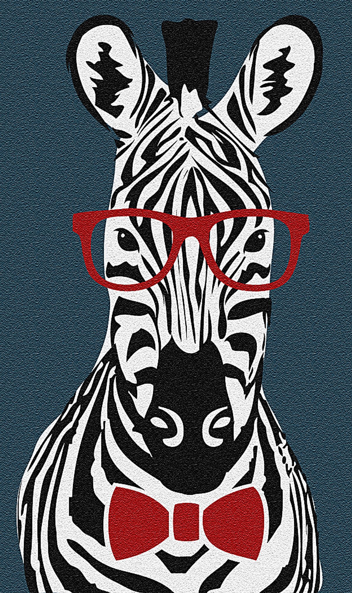 Smart Zebra Navy Blue Rug | Rooms to Go