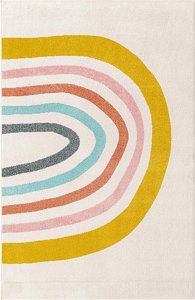 Kids Smileworth Multi 5'3 x 8' Rug - Thumbnail - Image 1