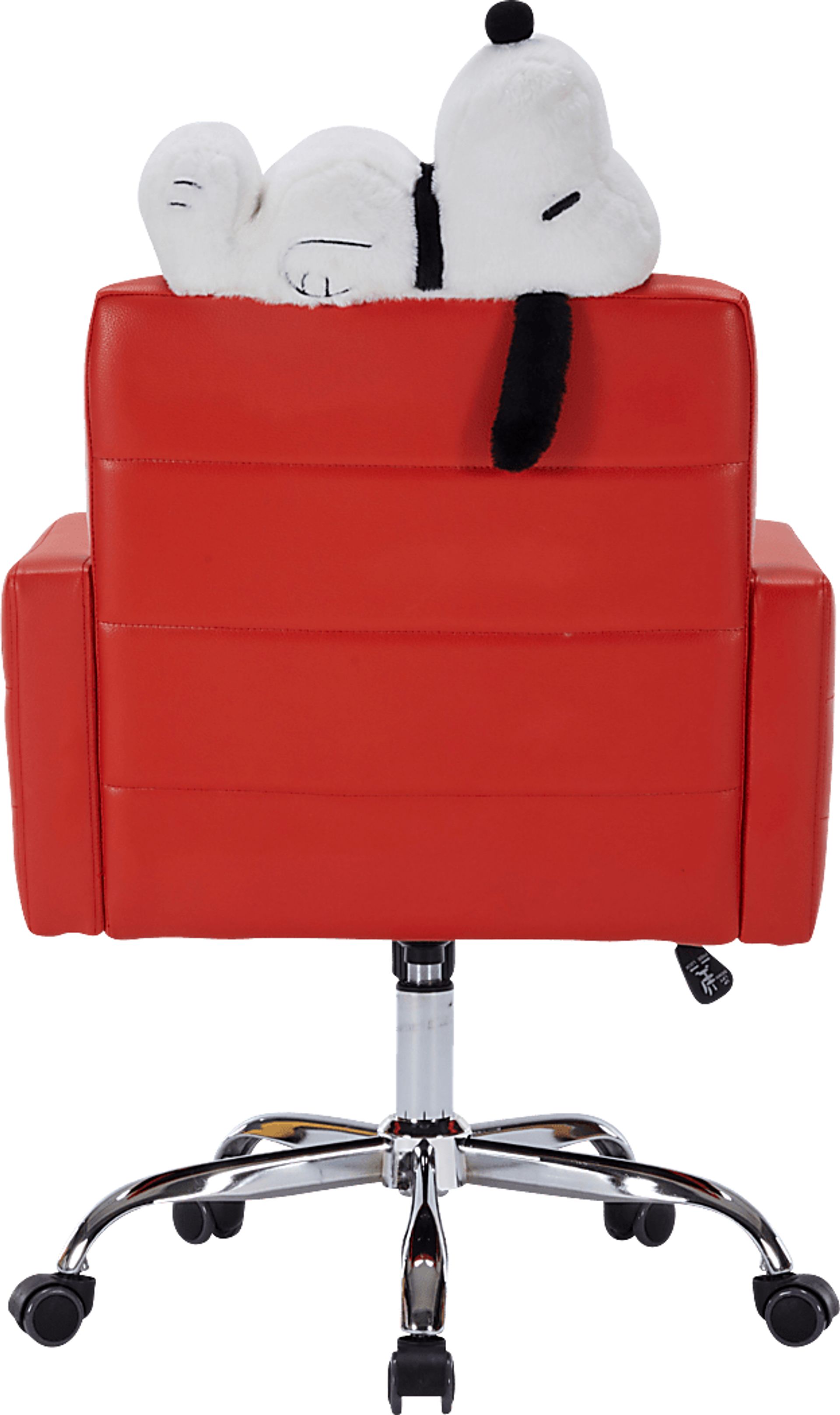 Kids Snoopy House Red Swivel Vanity Chair - Image 2