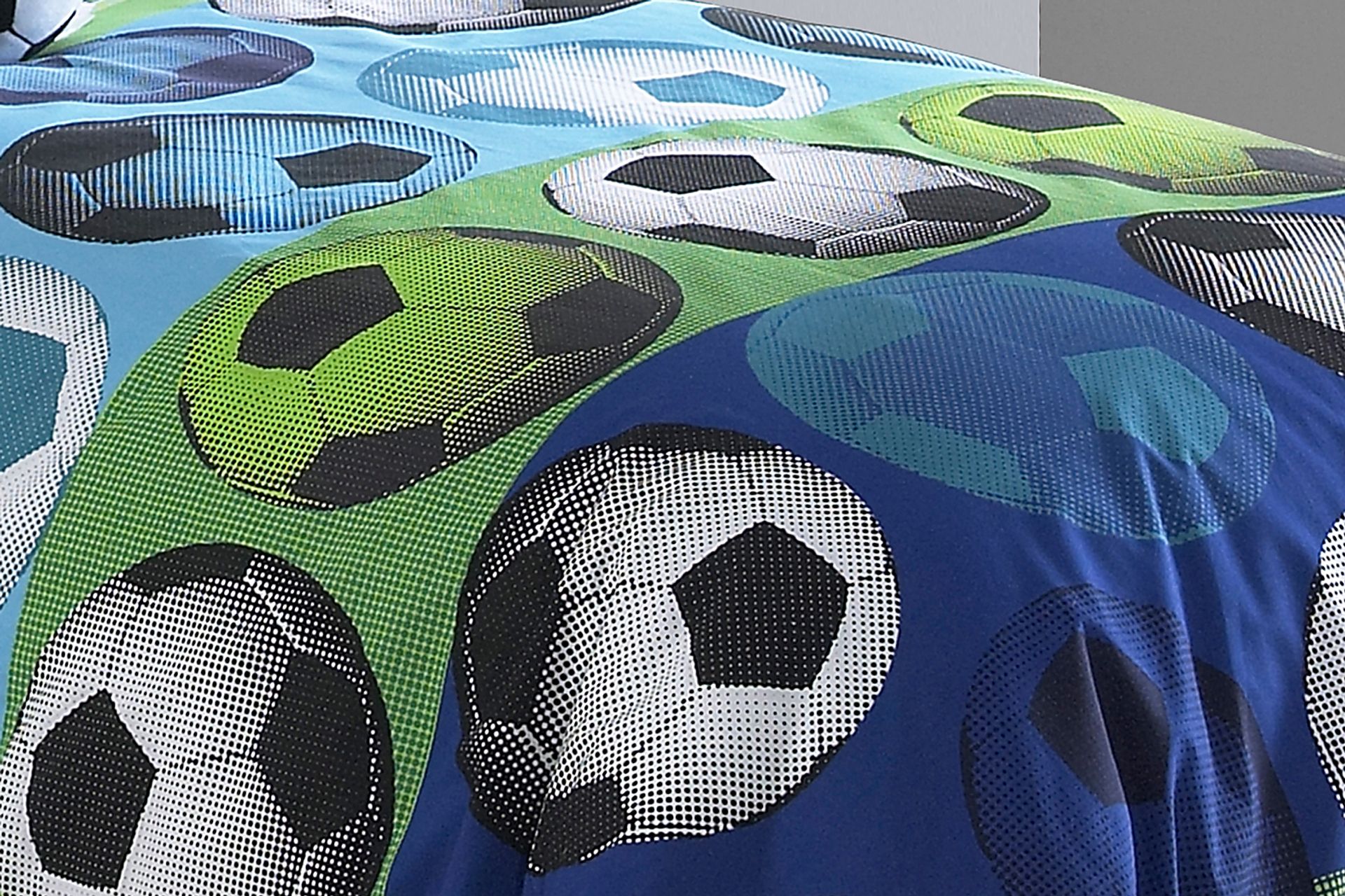 Kids Soccer Dreams Blue Twin Comforter Set - Image 3