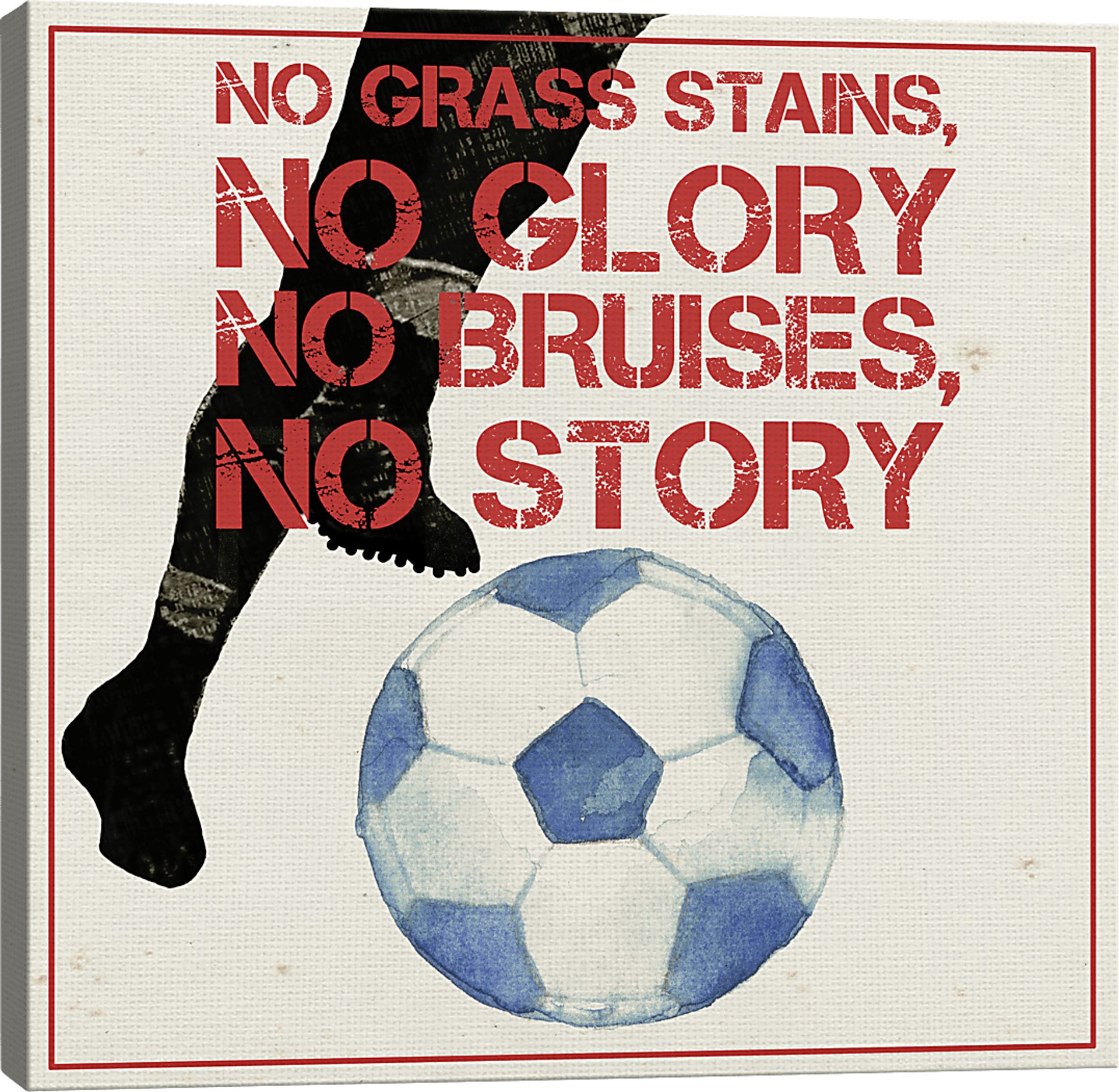 Kids Soccer Glory White Artwork - Image 3