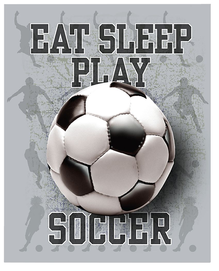 Kids Soccer Rave Gray Artwork