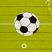 Kids Soccer Tactic Lime 7' x 9'  Rug