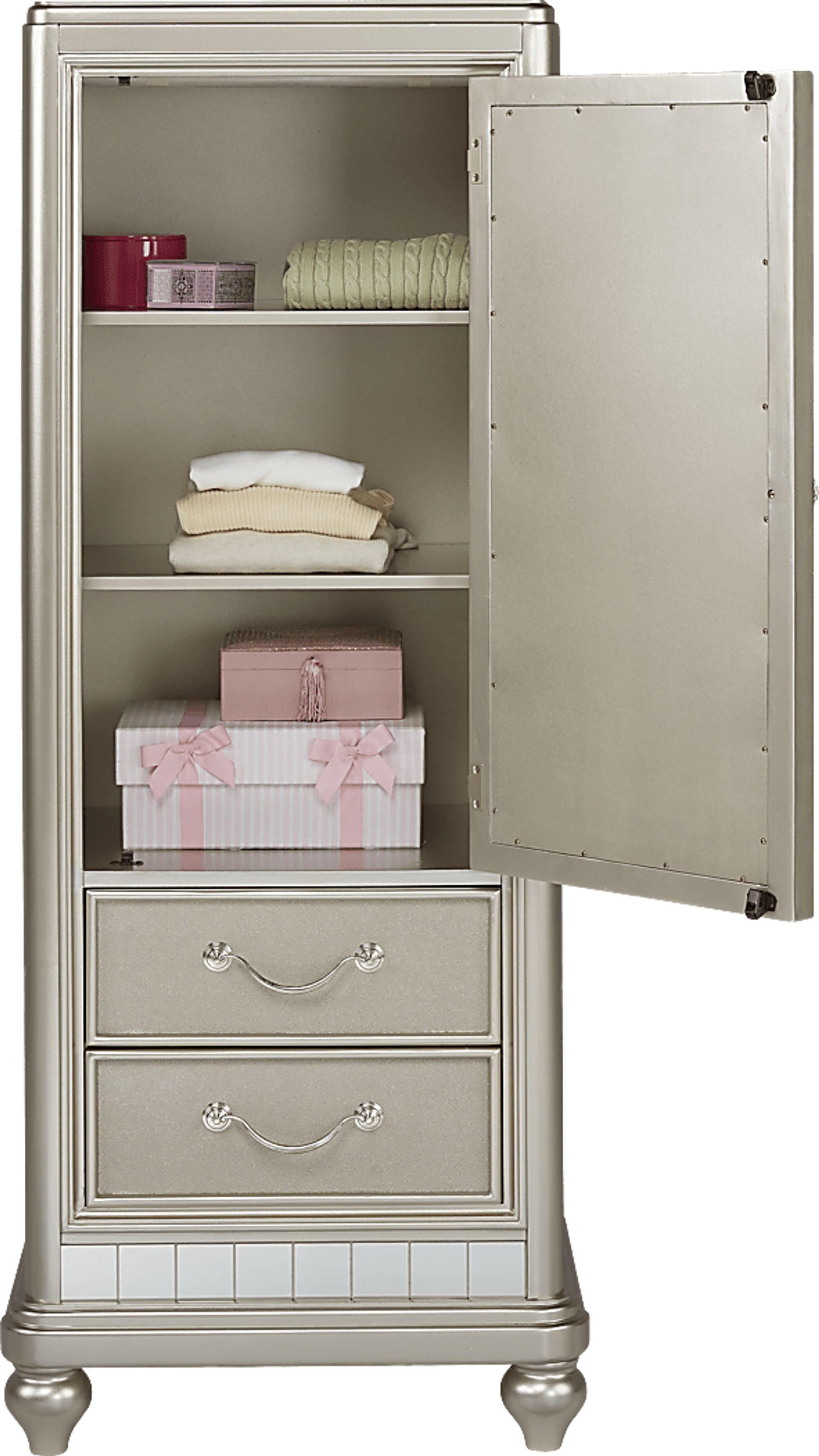 Kids Petit Paris Silver Armoire - Image 2