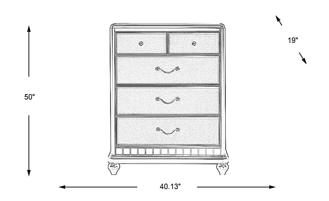 Kids Petit Paris Silver Chest