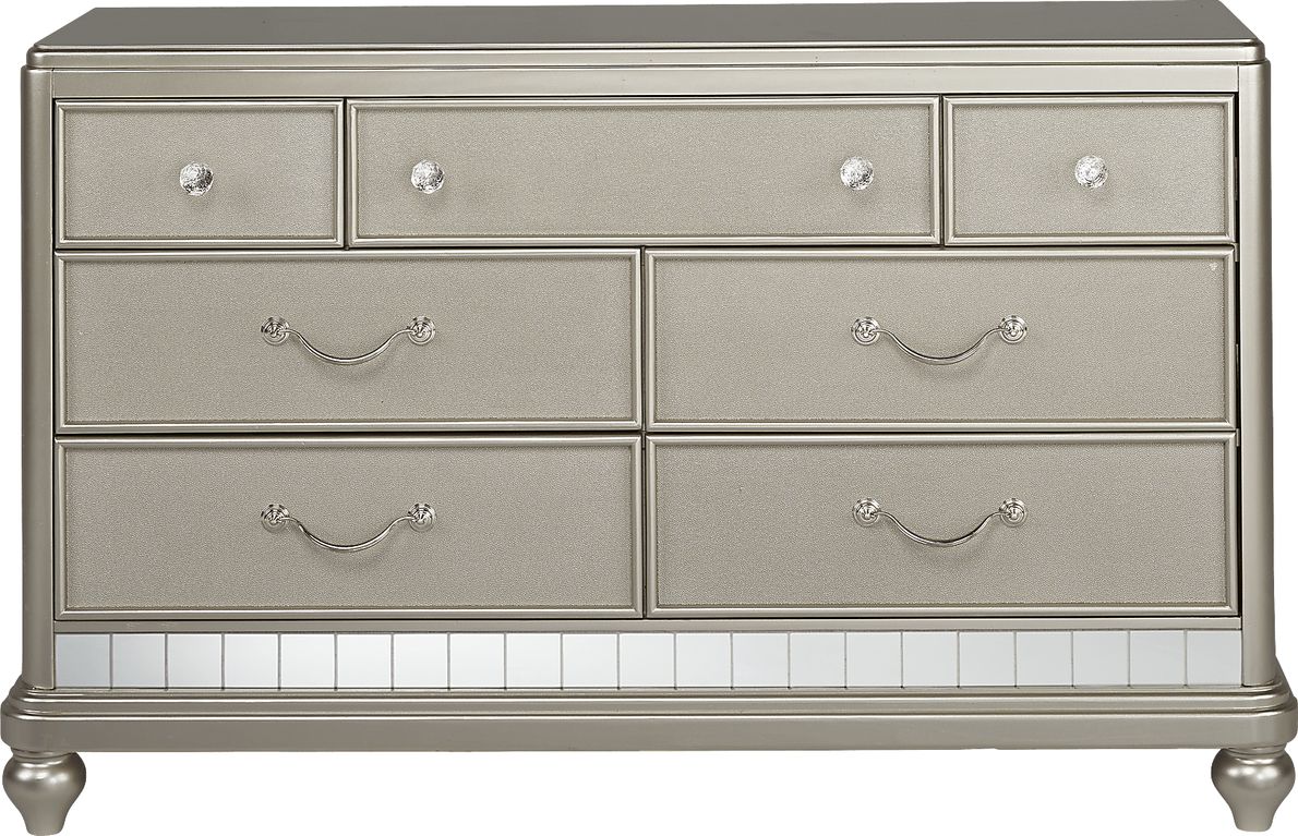 Rooms To Go Kids Petit Paris Silver Gray Dresser Rooms To Go