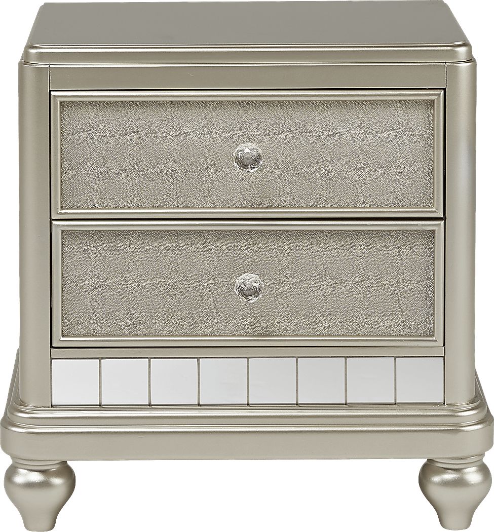 Kids Petit Paris Silver Nightstand - Rooms To Go