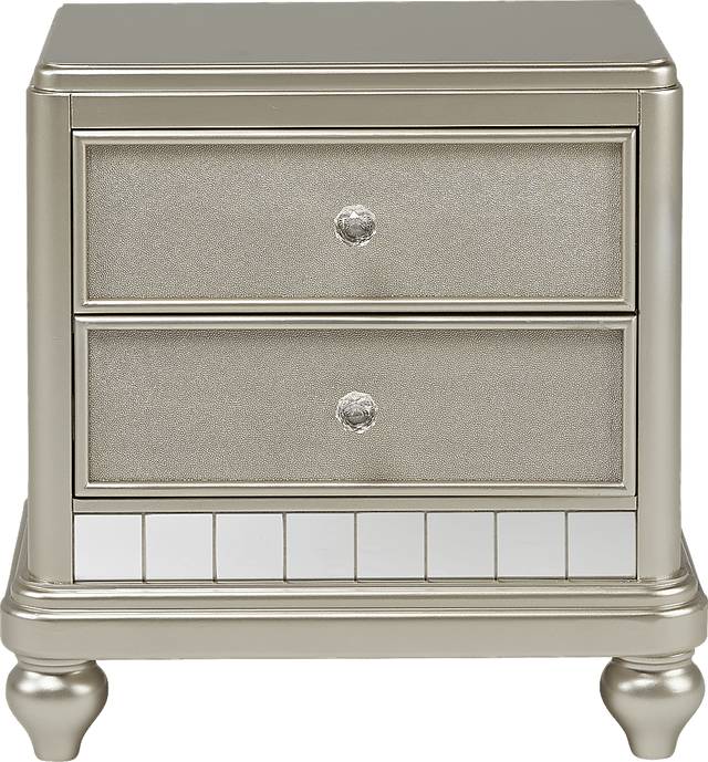 Kids Petit Paris Silver Nightstand - Thumbnail - Image 1