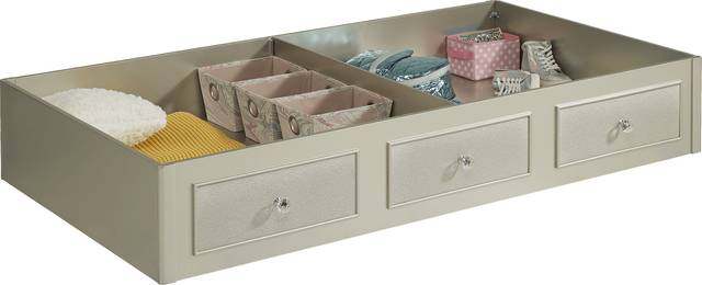 Kids Petit Paris Silver Twin Storage Trundle - Thumbnail - Image 2