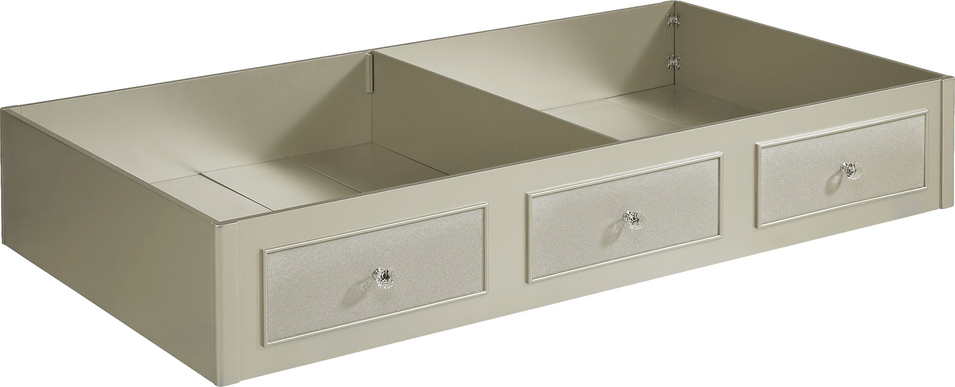 Kids Petit Paris Silver Twin Storage Trundle - Image 1