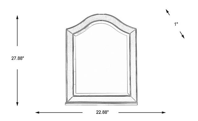 Dimension Image. Please refer to the Dimension Tab on this page for dimension details.