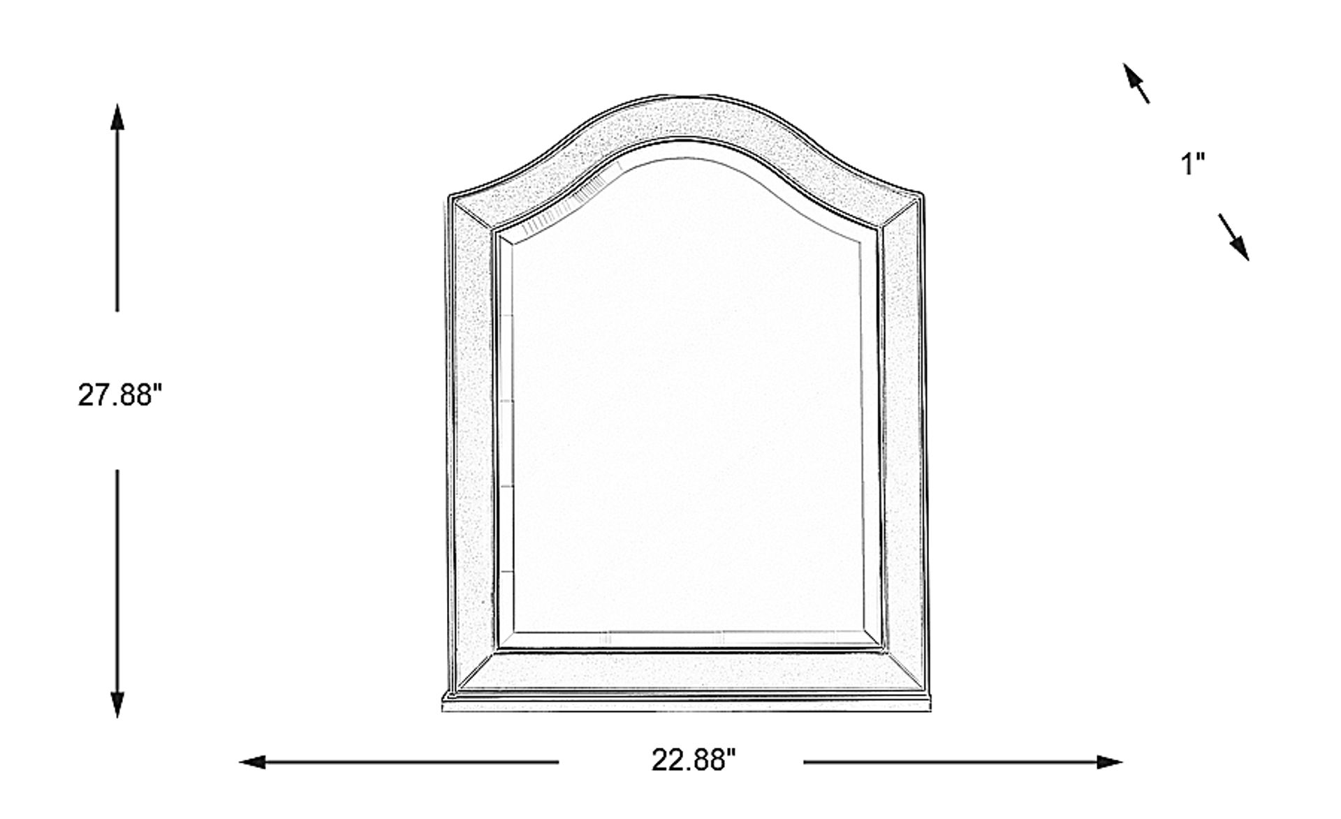 Dimension Image. Please refer to the Dimension Tab on this page for dimension details.