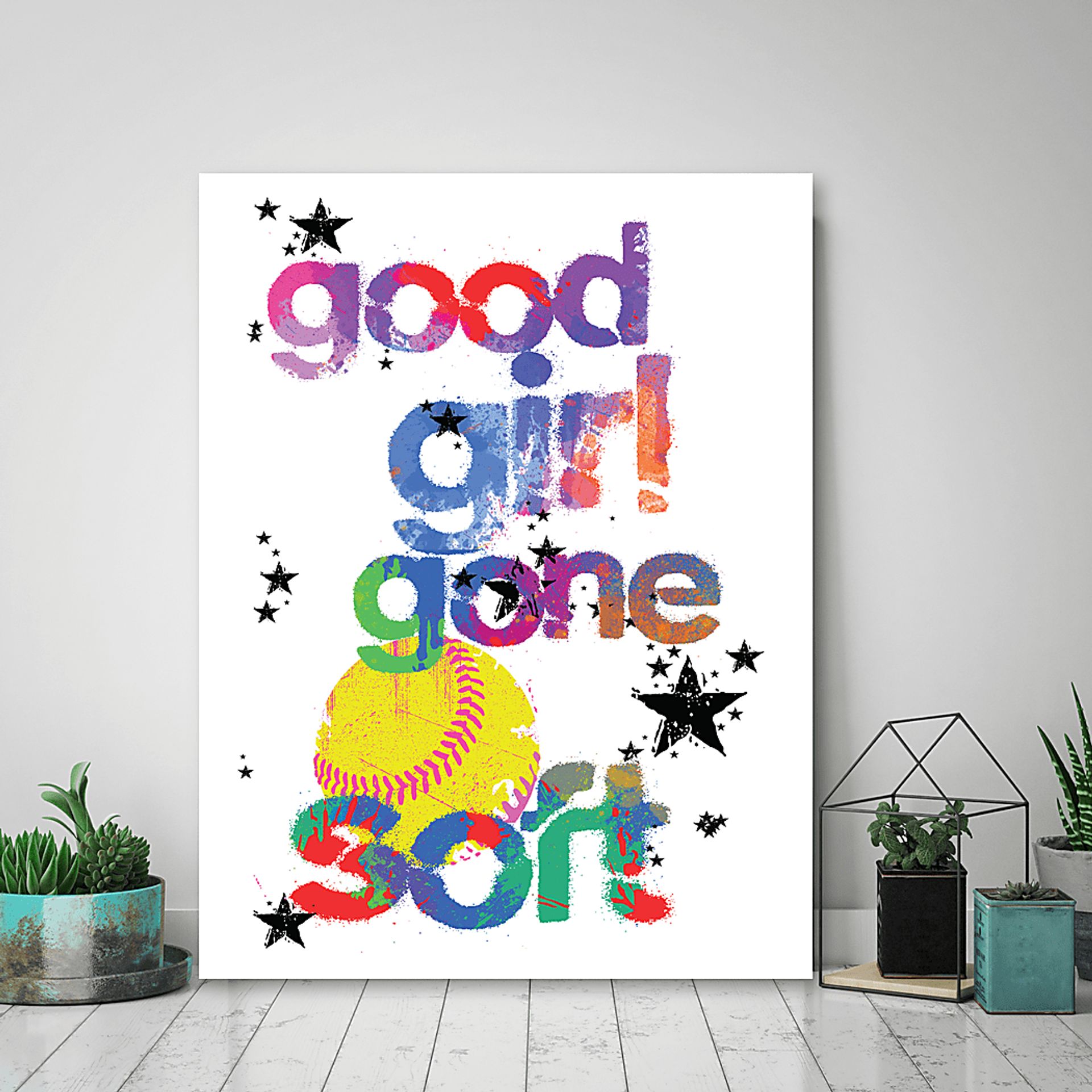 Kids Soft Girl White Artwork - Image 2