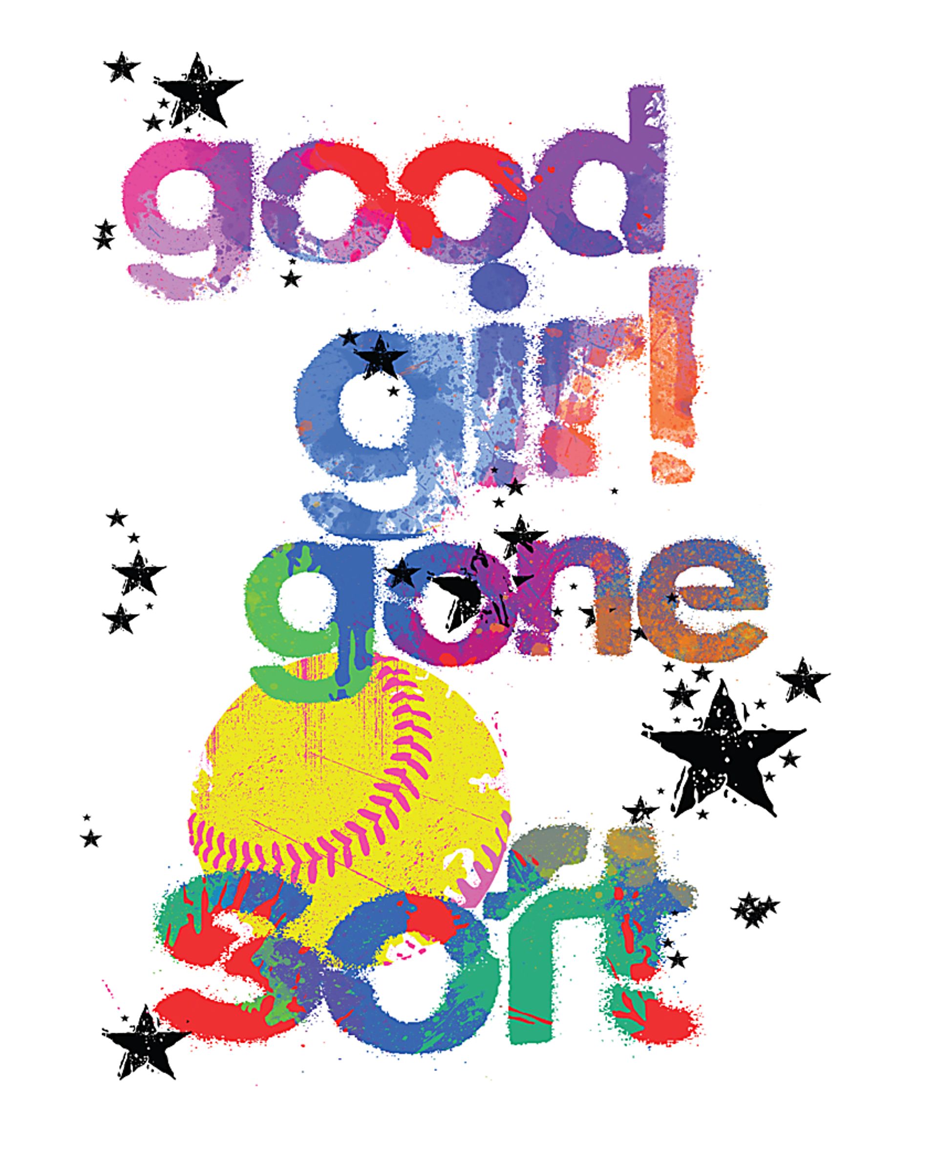 Kids Soft Girl White Artwork - Image 1