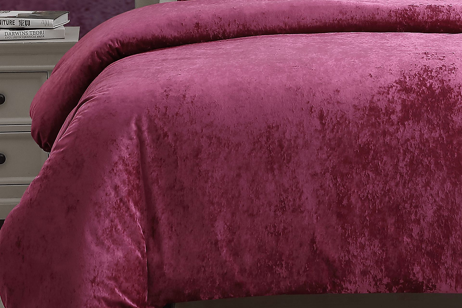 Kids Soft Raspberry Red 4 Pc Twin Comforter Set - Image 3