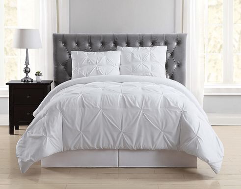 Kids Soft Waves White Twin Comforter Set