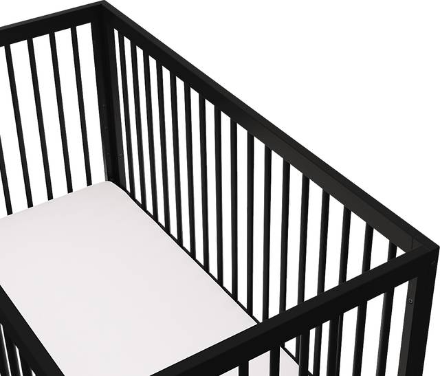 Kids Solde Black/Driftwood Convertible Crib - Thumbnail - Image 6