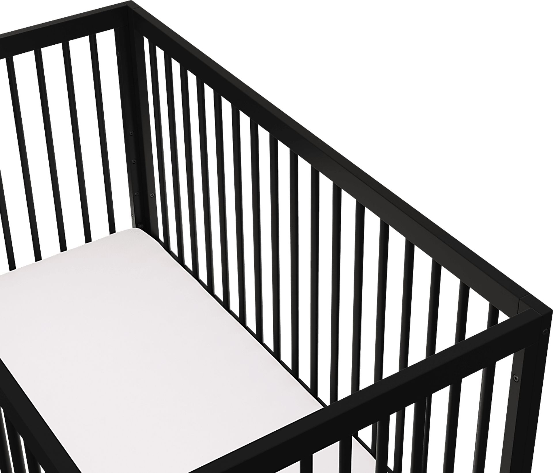 Kids Solde Black/Driftwood Convertible Crib - Image 6