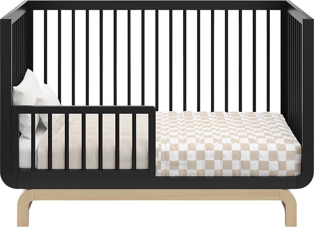 Kids Solde Black/Driftwood Convertible Crib - Thumbnail - Image 8