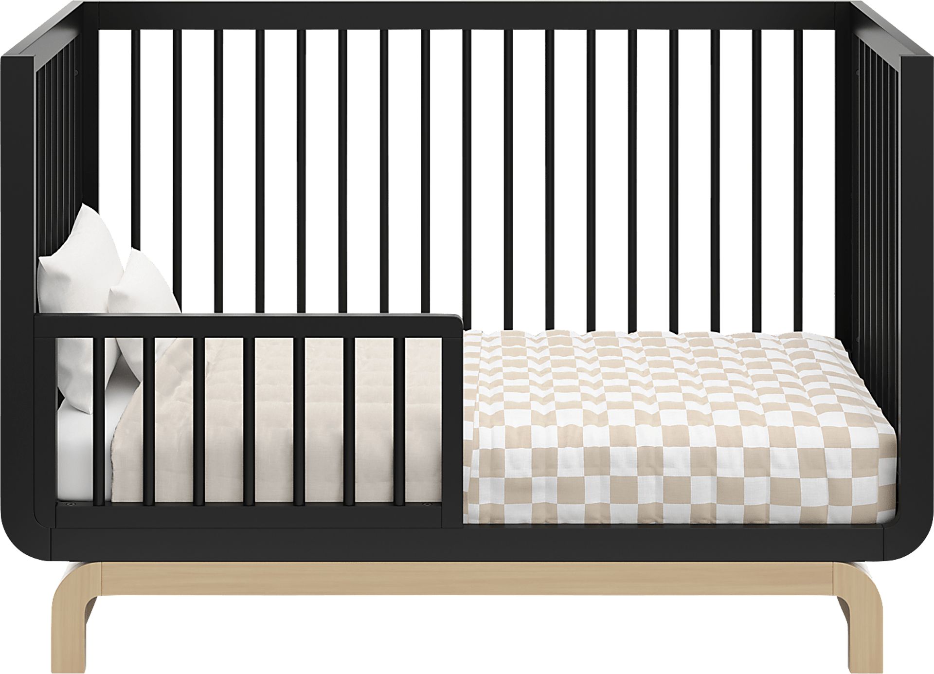 Kids Solde Black/Driftwood Convertible Crib - Image 8