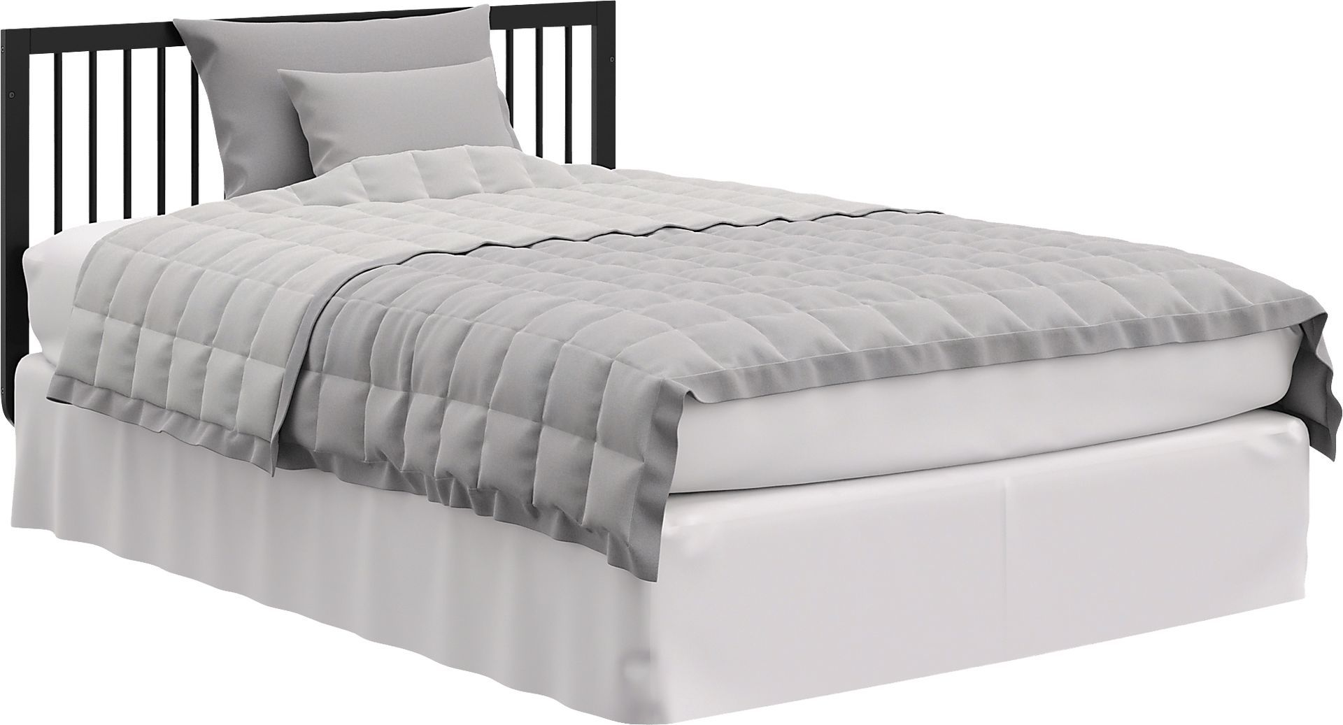 Kids Solde Black/Driftwood Convertible Crib - Image 9
