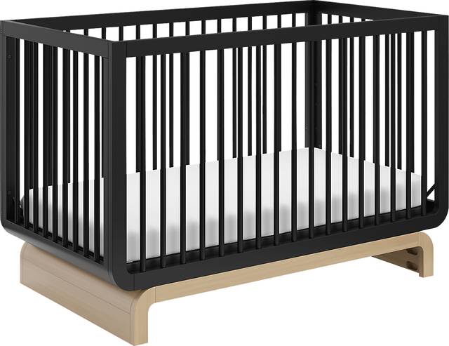 Kids Solde Black/Driftwood Convertible Crib - Thumbnail - Image 1
