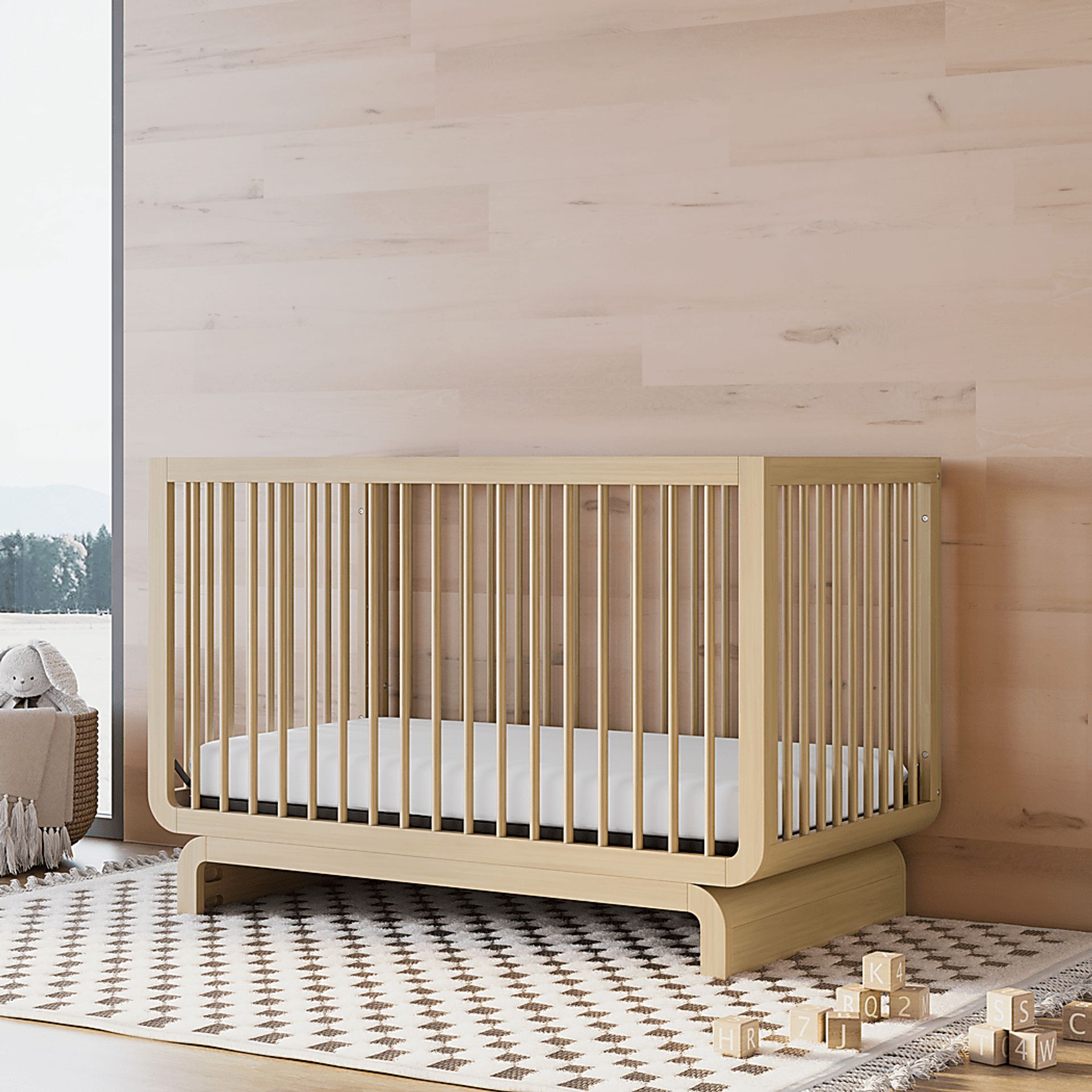 Kids Solde Driftwood Convertible Crib - Image 3
