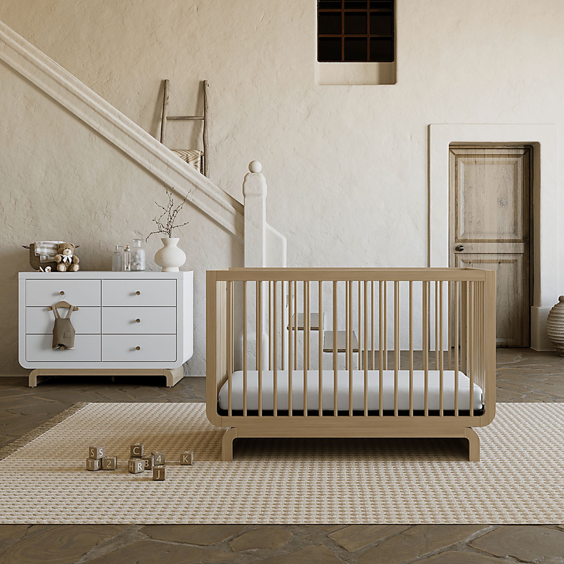 Kids Solde Driftwood Convertible Crib - Image 4