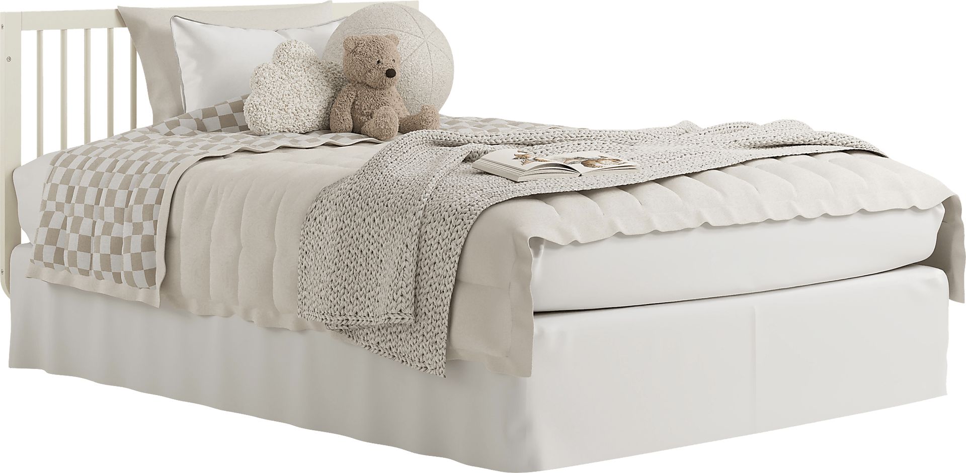 Kids Solde Oat/Driftwood Convertible Crib - Image 5