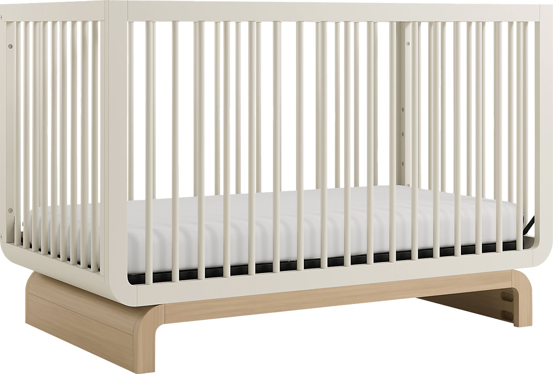 Kids Solde Oat/Driftwood Convertible Crib - Image 1