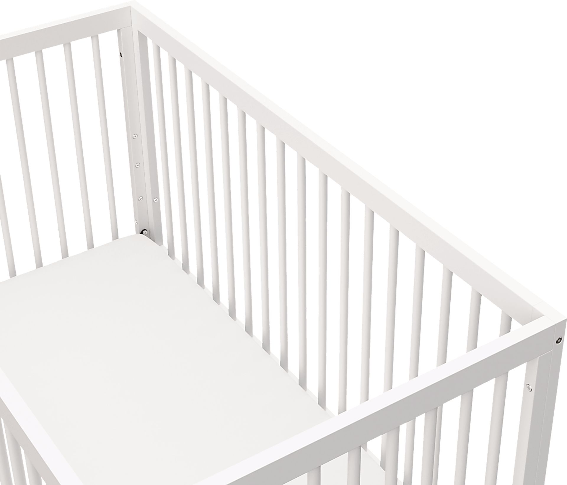 Kids Solde White/Driftwood Convertible Crib - Image 6