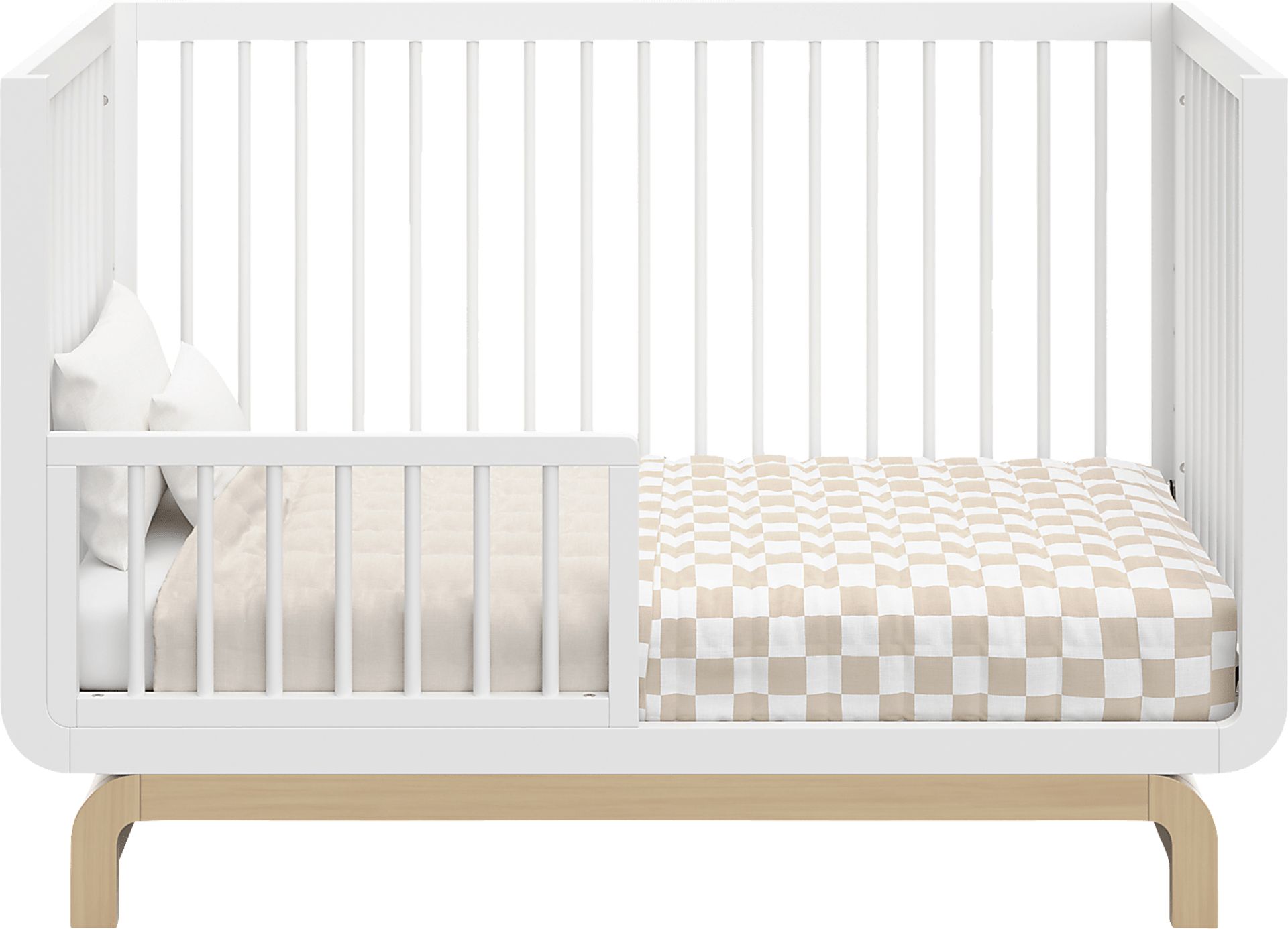 Kids Solde White/Driftwood Convertible Crib - Image 8