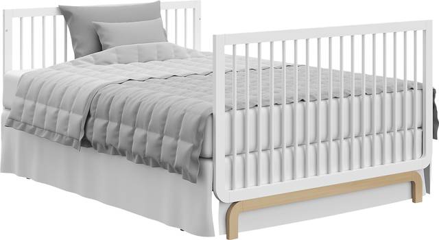 Kids Solde White/Driftwood Convertible Crib - Thumbnail - Image 10
