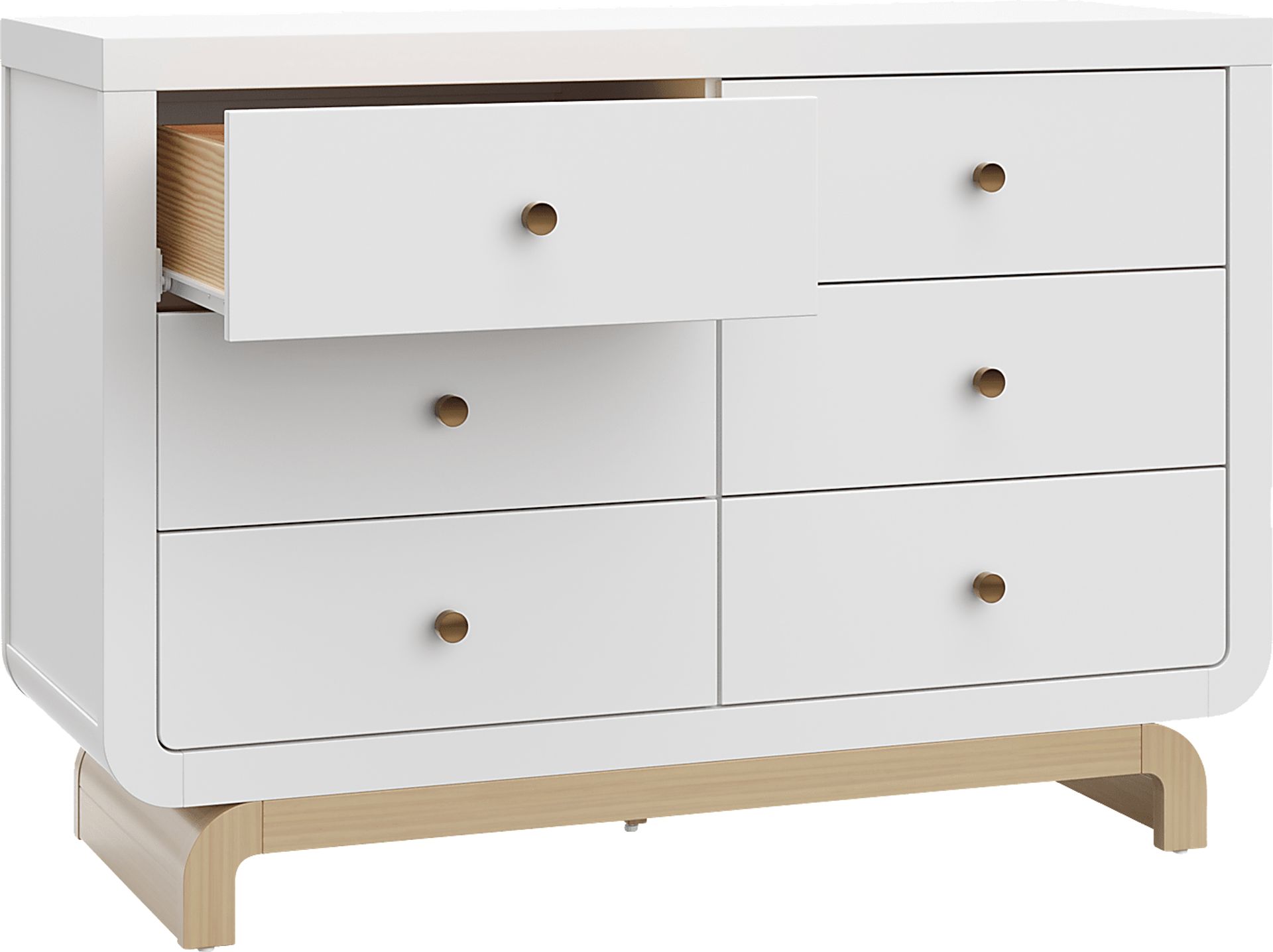 Kids Solde White/Driftwood Dresser - Image 5