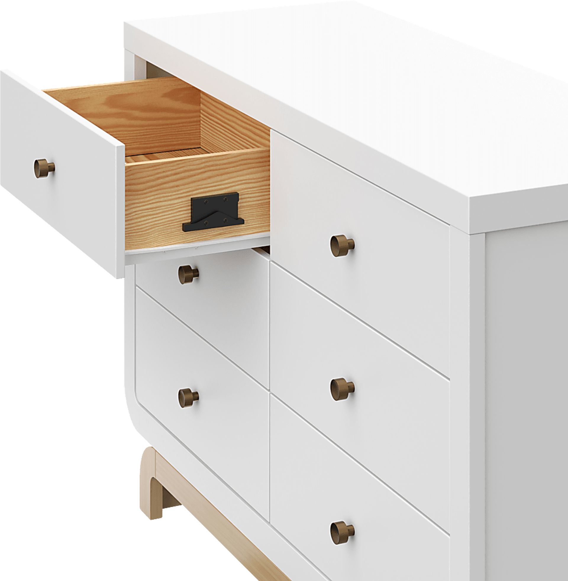 Kids Solde White/Driftwood Dresser - Image 7