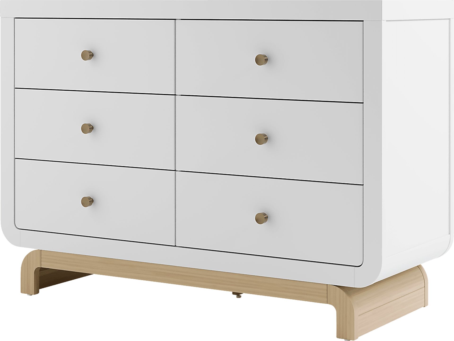 Kids Solde White/Driftwood Dresser - Image 9