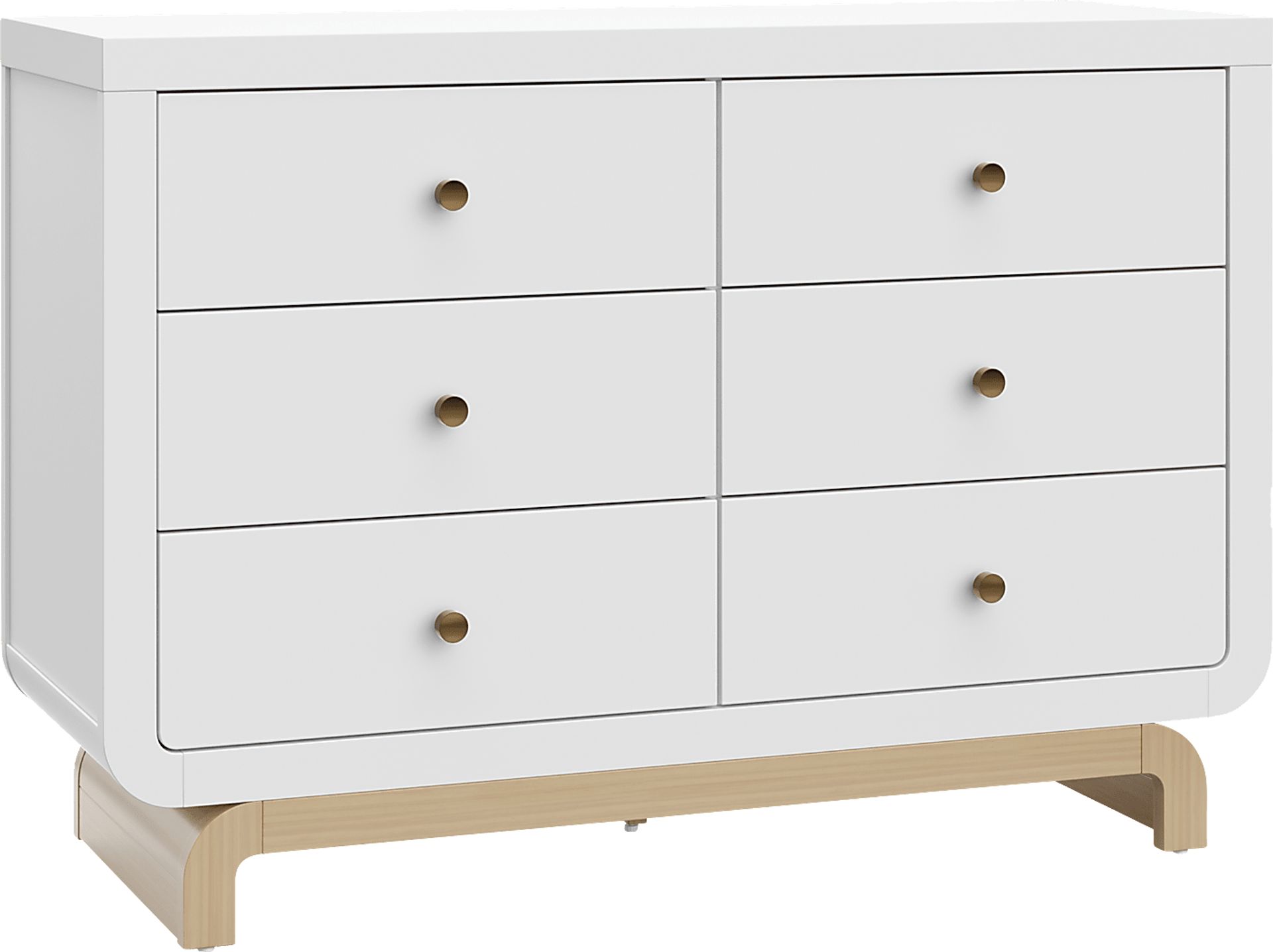 Kids Solde White/Driftwood Dresser - Image 1