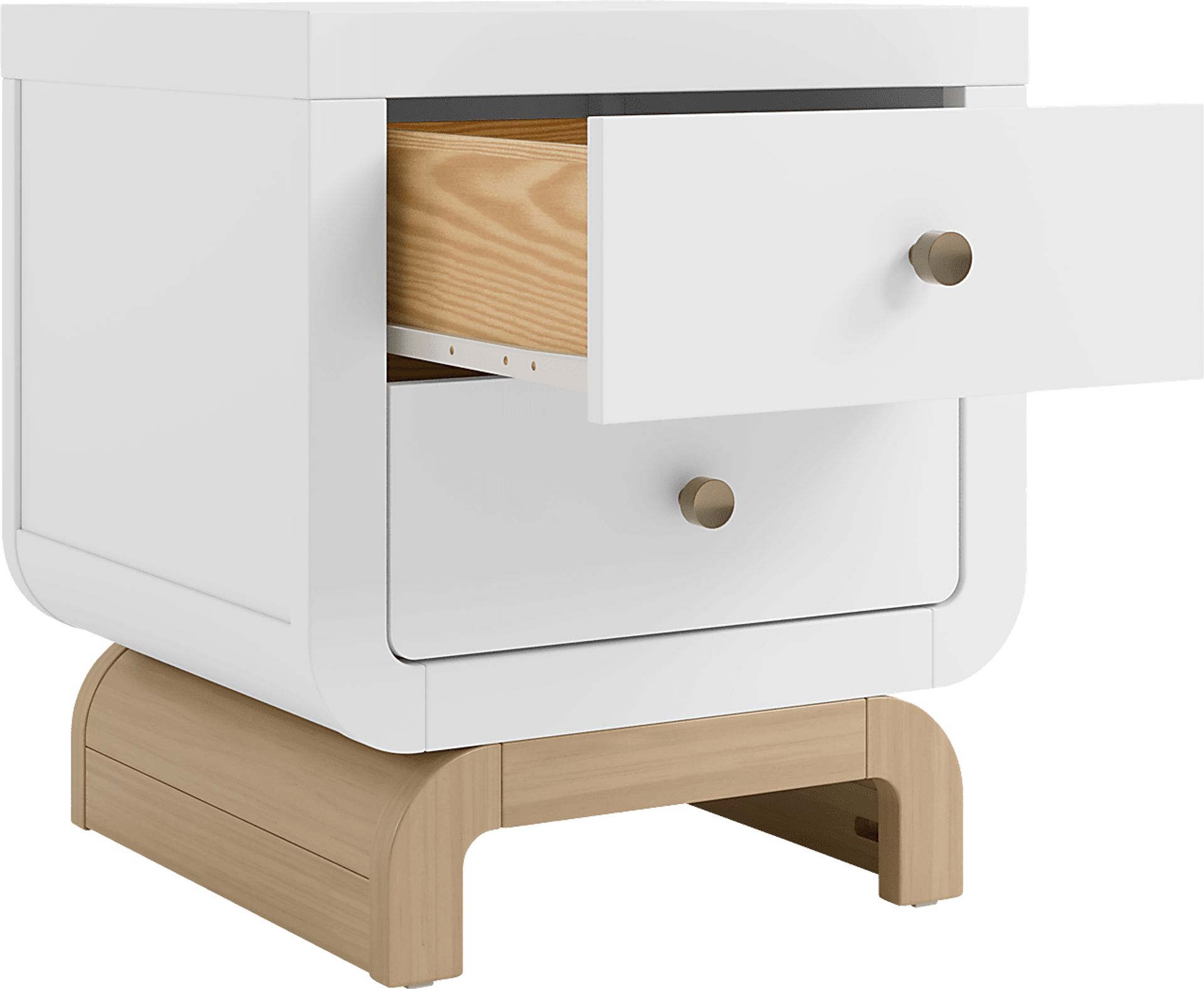 Kids Solde White/Driftwood Nightstand - Image 3