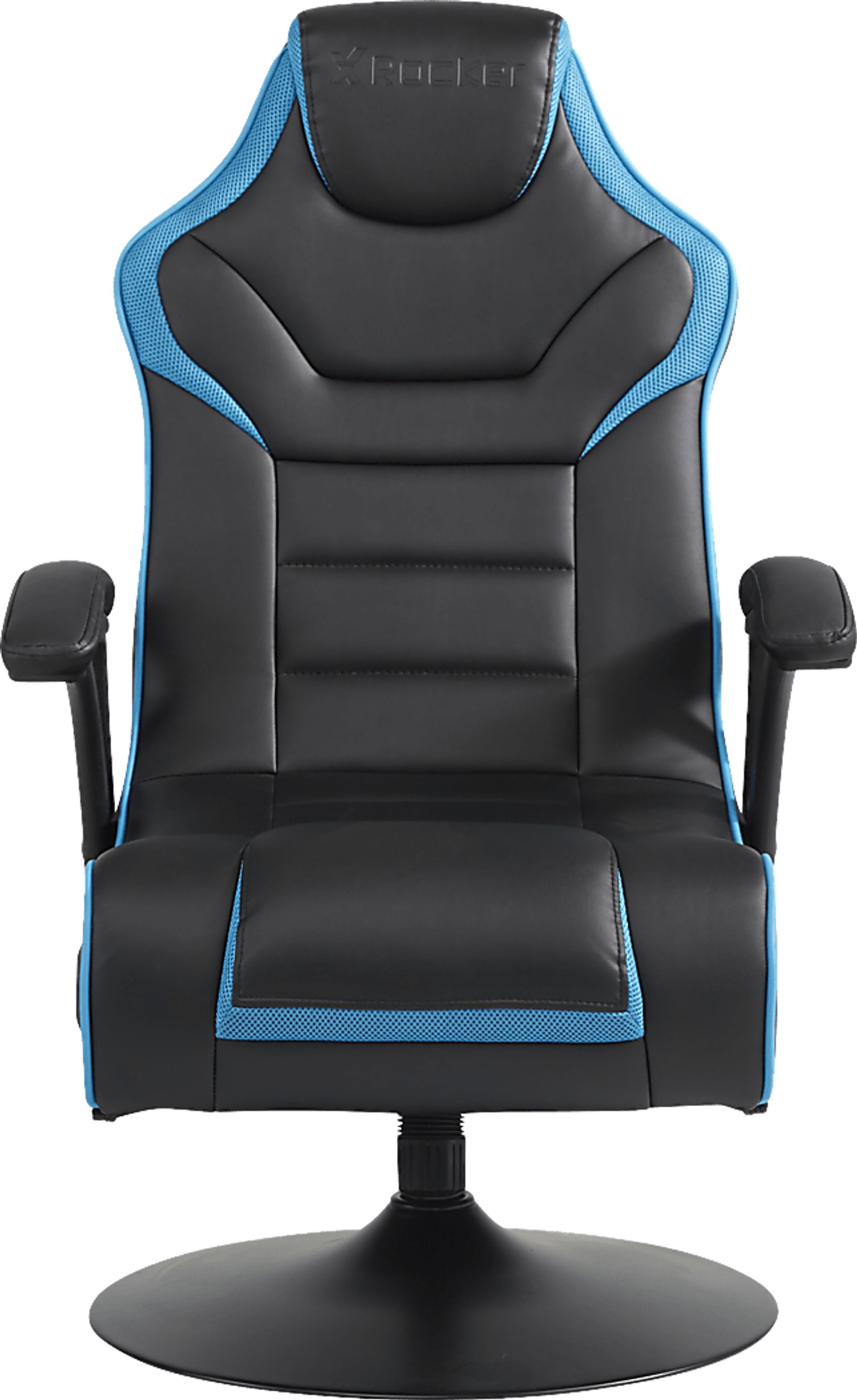 Kids Sound Trek Black/Blue Gaming Swivel Chair - Image 2